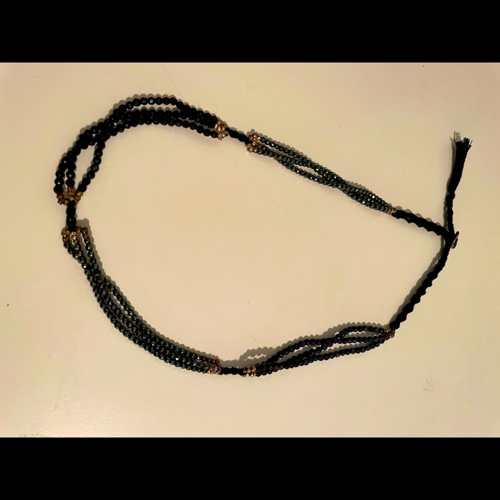 Chan Luu beaded black necklace